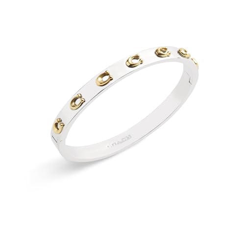 Coach Pegged C Logo Hinged Bangle Bracelet - Image 2