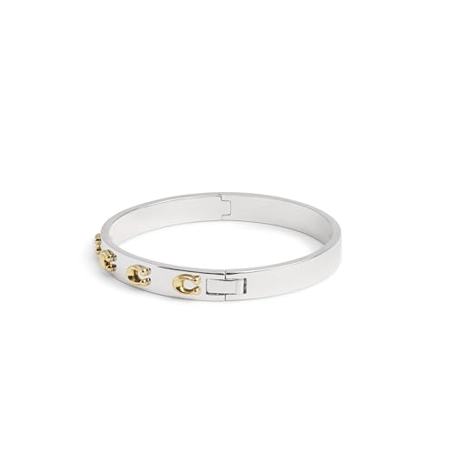 Coach Pegged C Logo Hinged Bangle Bracelet - Image 4
