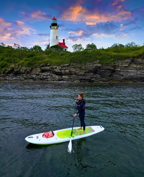 Pelican Hardshell Lightweight Stand-Up Paddleboard with Fin - Image 5