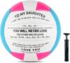 ANCBRUT Personalized Engraved Volleyball with Pump