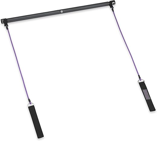 Gaiam Pilates Bar Reformer Kit with Resistance Bands