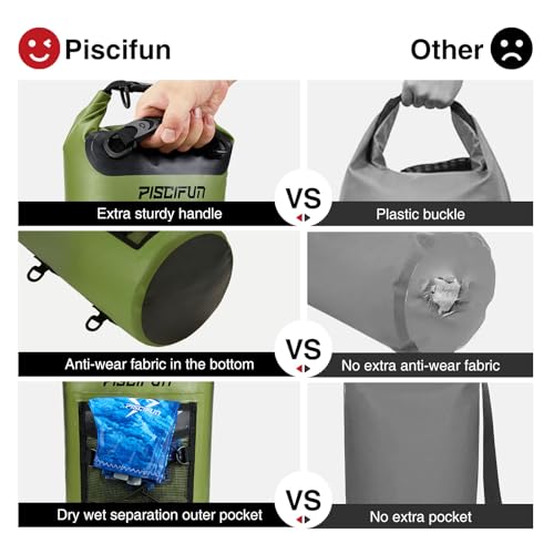 Piscifun Waterproof Floating Backpack with Phone Case - Image 4