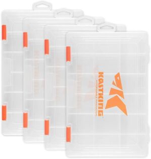 KastKing Plastic Tackle Storage Box with Dividers
