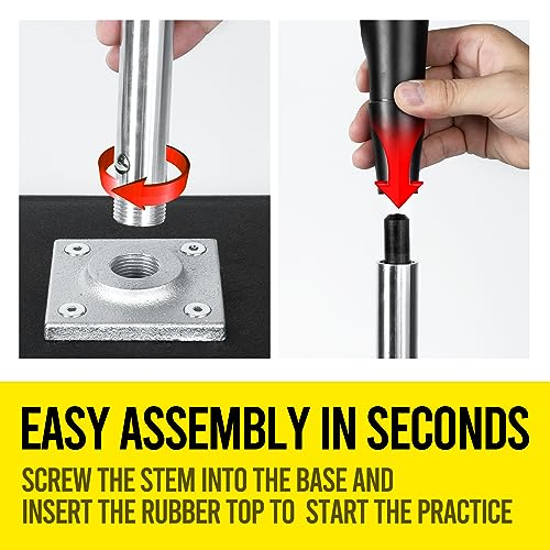 PLAYAPUT Adjustable Portable Baseball/Softball Batting Tee - Image 4