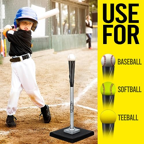 PLAYAPUT Adjustable Portable Baseball/Softball Batting Tee - Image 5