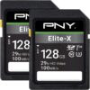 PNY 128GB Elite-X SDXC 2-Pack