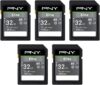 PNY 32GB Elite SDHC 5-Pack