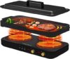 COOKTRON Portable 2 Burner Induction Cooktop with Griddle