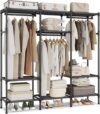 SONGMICS Portable Heavy Duty Clothes Rack Organizer