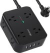 Mifaso Power Strip Surge Protector, 8 Outlets, 4 USB