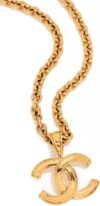 CHANEL Gold CC Necklace