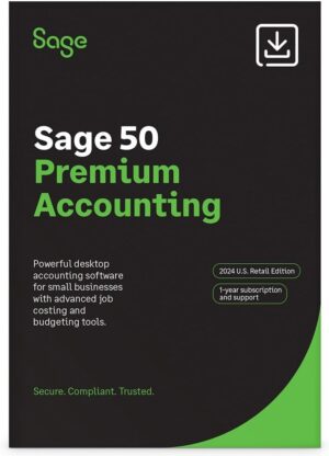 Sage Software Premium Accounting 2024 1-User Subscription [PC]