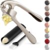 Zulay Kitchen Premium Rust-Proof Garlic Press Set