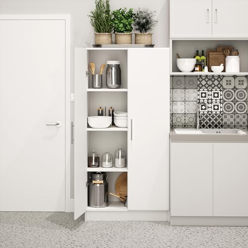 Prepac White Elite 32" Storage Cabinet with Shelves - Image 2