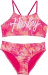 Hurley Printed Bikini Top and Bottom 2 Piece Set