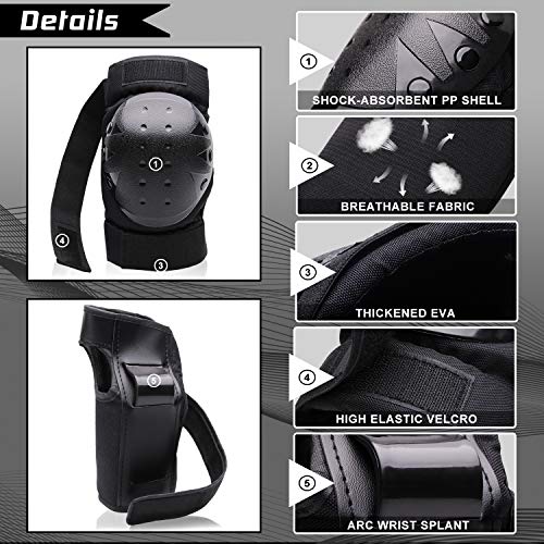 PROJIE-L Adult/Youth 6-Piece Protective Gear Set - Image 4