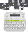 Brother PT-D210 Label Maker Bundle with Tapes