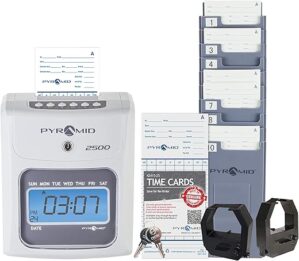Pyramid Time Systems Pyramid Time Systems 2500K1 Time Clock Bundle