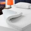 BedLuxury Queen 3 Inch Gel Memory Foam Topper