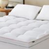 Homemate Queen Cooling Mattress Pad, 3D Plush Top