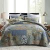 Secgo Queen Cotton Comforter Set, Green, Patchwork