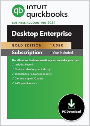 Intuit QuickBooks Desktop Enterprise Gold 2024 Subscription