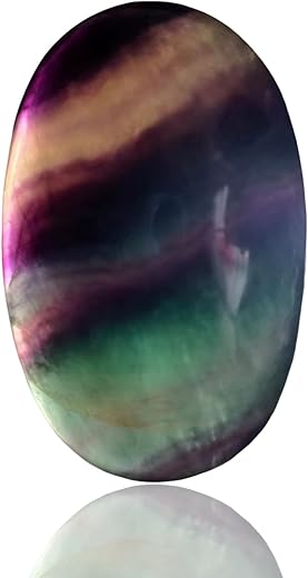 Rainbow Fluorite Palm Stone