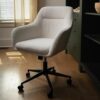 Martha Stewart Rayna Mid-Back Adjustable Swivel Desk Chair