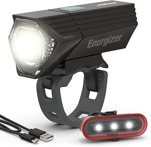 Energizer Rechargeable Bike Light, IPX4 Water Resistant