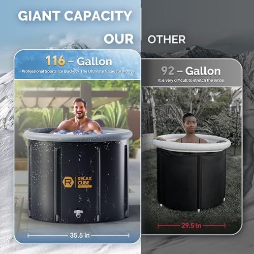 RelaxCube Portable Ice Bath Tub for Athletes - Image 2