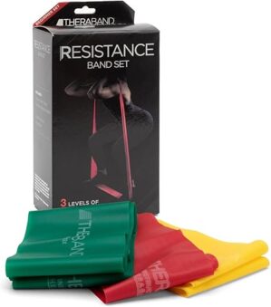 Theraband Resistance Bands Set for Exercise & Rehab