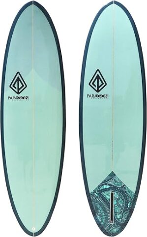 Paragon Surfboards Retro Egg Single Fin Surfboard, 6’6