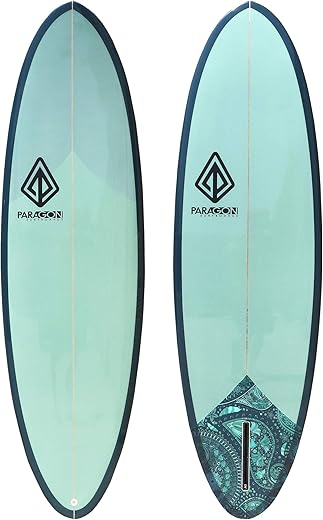 Paragon Surfboards Retro Egg Single Fin Surfboard, 6'6