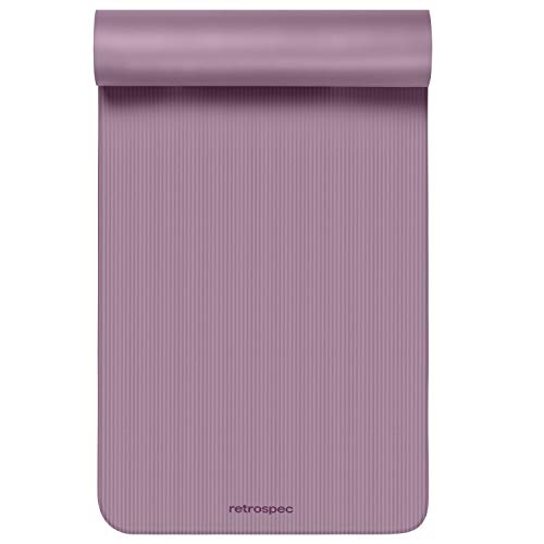 Retrospec Thick Non-Slip Yoga Mat with Strap - Image 2
