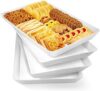 WOWBOX Reusable Plastic Serving Trays, 4 pcs