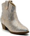 Forever Rhinestone Cowboy Low Heel Booties