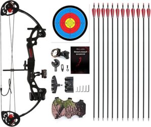 PANDARUS Right Handed Youth Compound Bow, Adjustable