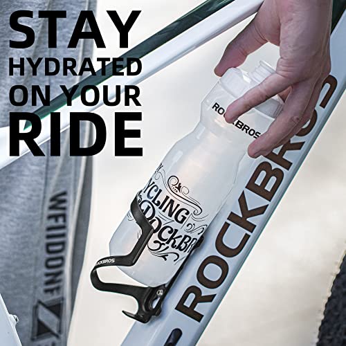 ROCKBROS Alloy Bicycle Water Bottle Cage Black - Image 5