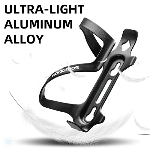 ROCKBROS Alloy Bicycle Water Bottle Cage Black - Image 2