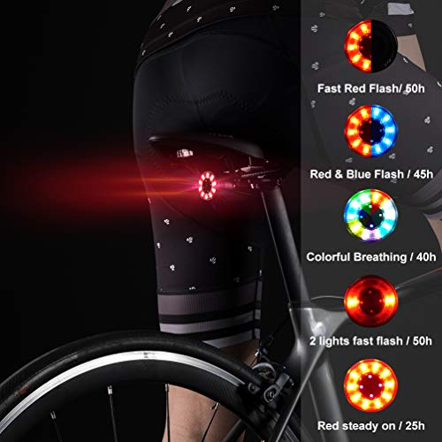 ROCKBROS Rechargeable Waterproof Bike Tail Light - Image 3