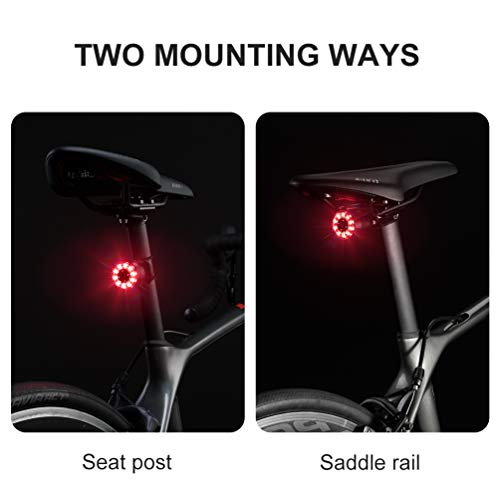 ROCKBROS Rechargeable Waterproof Bike Tail Light - Image 4