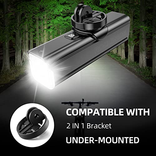 ROCKBROS USB Rechargeable 1000 Lumens Bike Headlight - Image 3