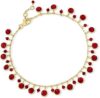 Ross-Simons Ruby Drop Anklet