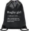 Pishovi Rugby Waterproof Drawstring Football Sports Bag