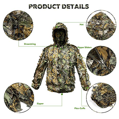 Runpon Leafy Ghillie Suit with Accessories - Image 4