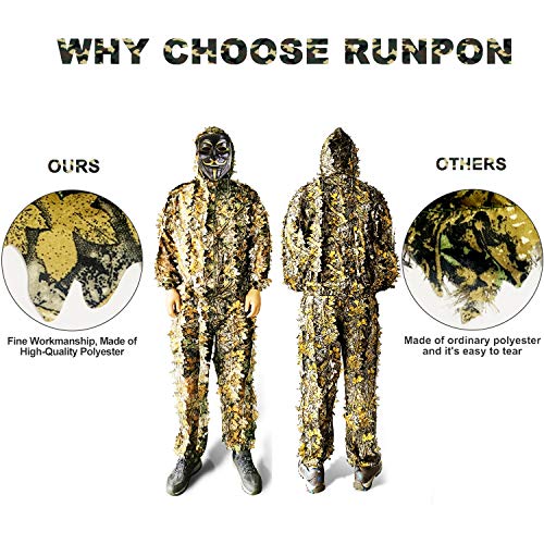 Runpon Leafy Ghillie Suit with Accessories - Image 2