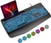 SABLUTE Large Print Backlit USB Keyboard