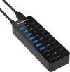 SABRENT 60W 10 Port USB Hub