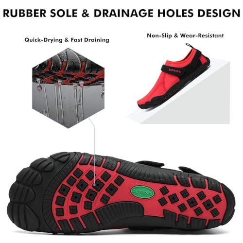 SAGUARO Quick-Dry Water Shoes with Wide Toe - Image 4