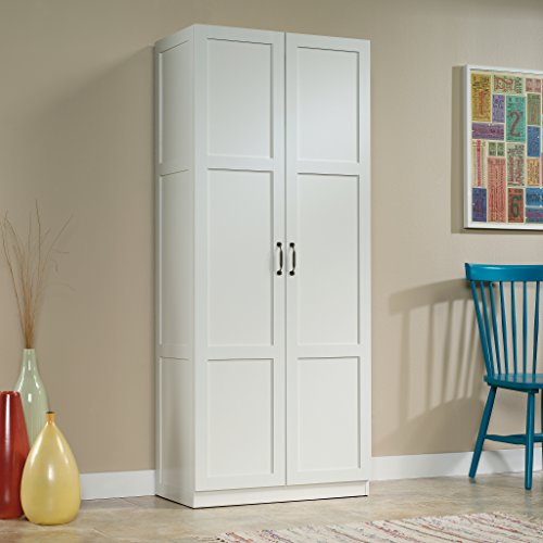 Sauder White Storage Pantry Cabinet, 70" Tall - Image 2